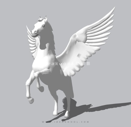 天马飞马雕塑丨