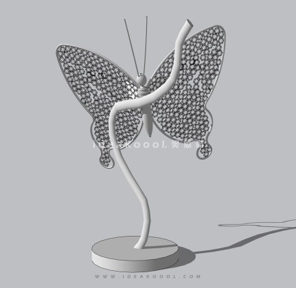 蝴蝶雕塑丨