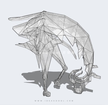 马几何体雕塑丨