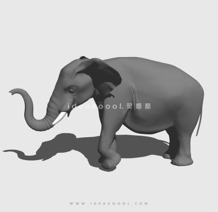 大象雕塑丨
