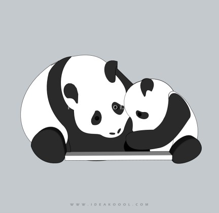 大熊猫雕塑座椅丨