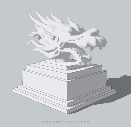 龙头雕塑丨