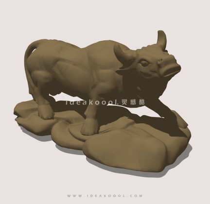 牛雕塑丨