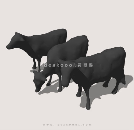 牛雕塑丨