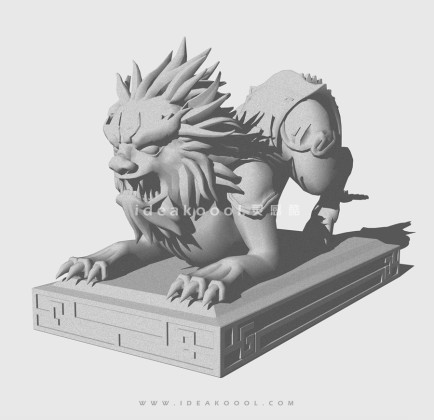 神兽雕塑丨