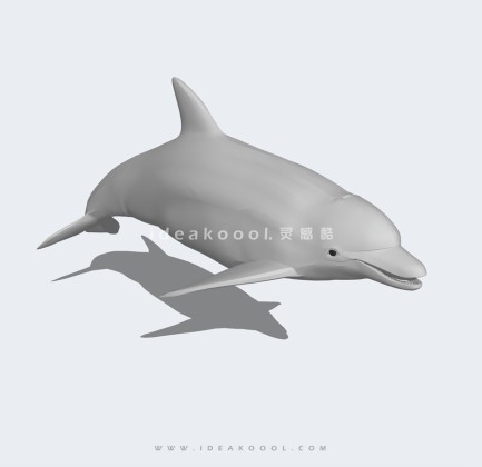 海豚雕塑丨