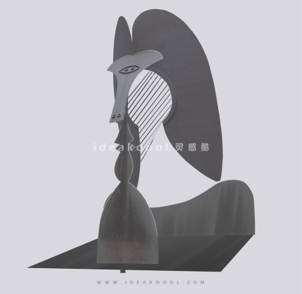 抽象人物雕塑丨
