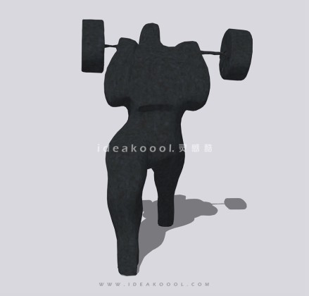 抽象人物雕塑丨