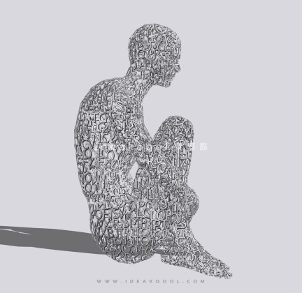 抽象人物雕塑丨