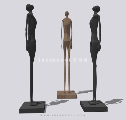 抽象人物雕塑丨