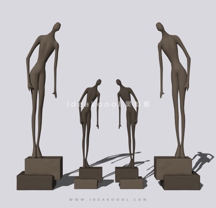 抽象人物雕塑丨
