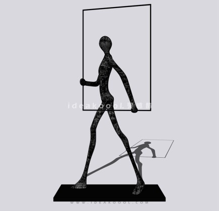 抽象人物雕塑丨