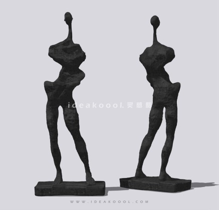 抽象人物雕塑丨