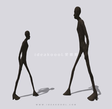 抽象人物雕塑丨