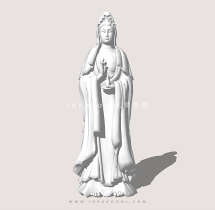 观音人物雕塑丨