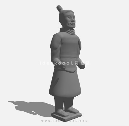 兵马俑人物雕塑丨