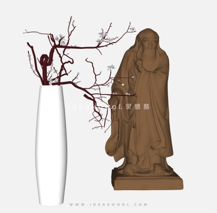 孔子圣贤人物雕塑丨