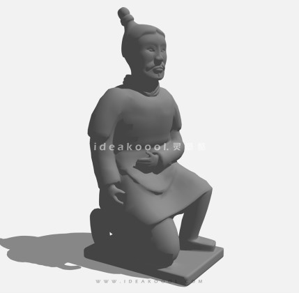 兵马俑人物雕塑丨