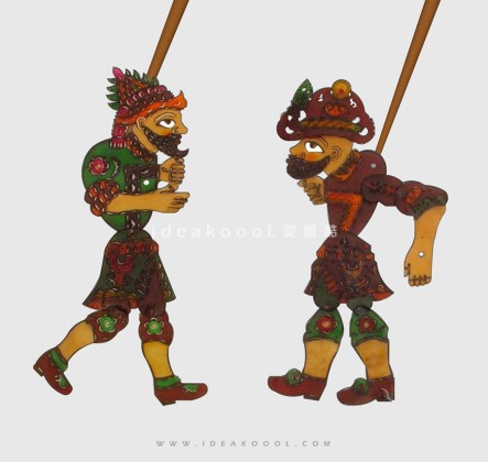 皮影剪纸人物丨