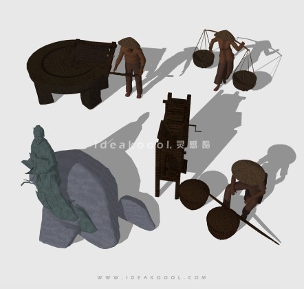 古代人物雕塑丨