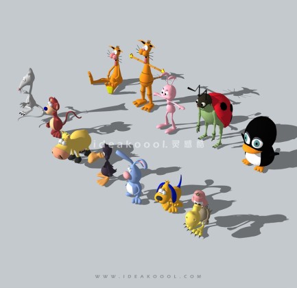 卡通人物雕塑丨