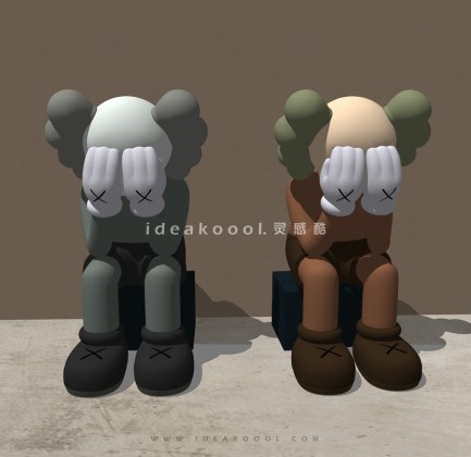 潮流玩具人物雕塑摆件丨