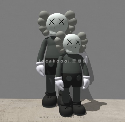 潮流玩具人物雕塑丨