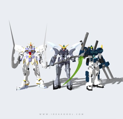 变形机器人雕塑小品丨