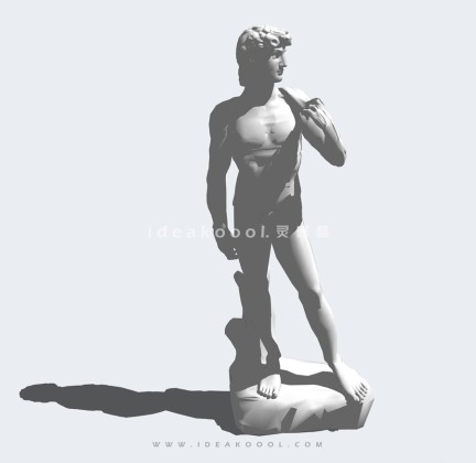 大卫欧式石膏人物雕塑丨