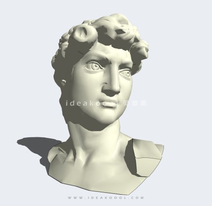 大卫石膏人物雕像丨