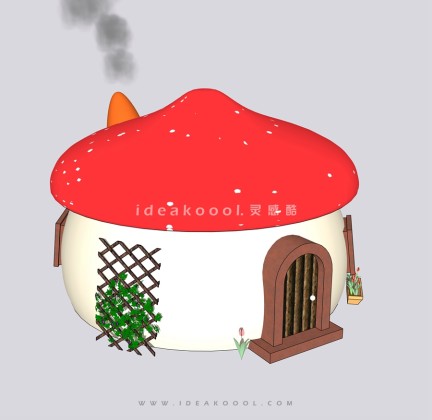 蘑菇房子小屋丨
