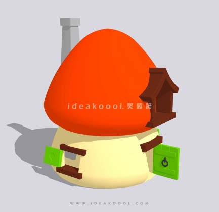 蘑菇小屋房子丨