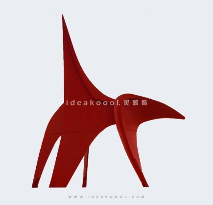 抽象几何雕塑丨