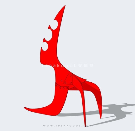 抽象几何雕塑丨