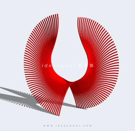 抽象几何雕塑丨