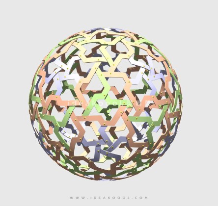 圆形抽象雕塑丨