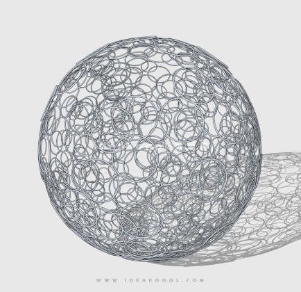 圆形雕塑小品丨