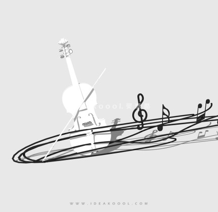 创意小提琴乐器音乐雕塑丨