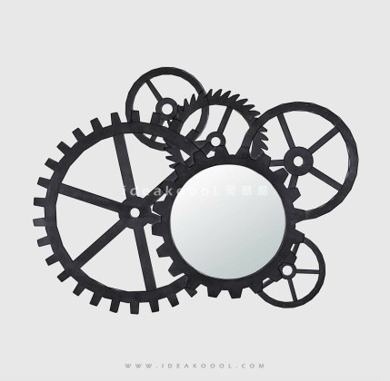 工业风齿轮雕塑小品丨