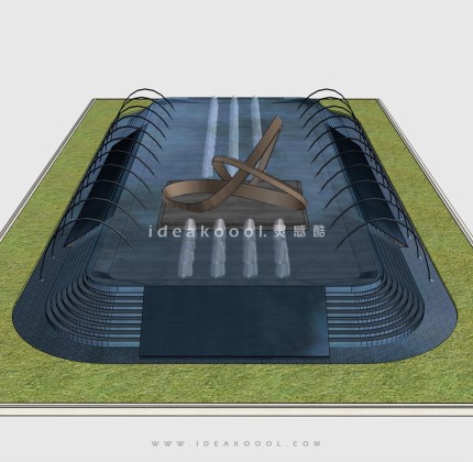 景观水景雕塑丨