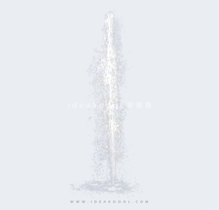 二维喷泉水景丨