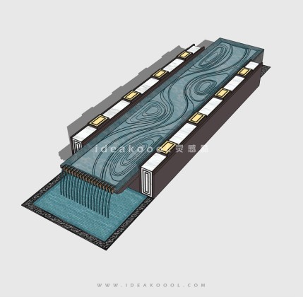 现代居住区水景丨