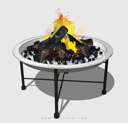 篝火 柴火堆 火盆 火焰丨
