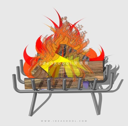 篝火 柴火堆 火盆 火焰丨