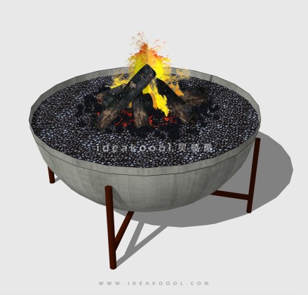 篝火 柴火堆 火盆 火焰丨