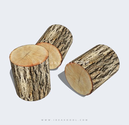 木头树桩 木柴丨