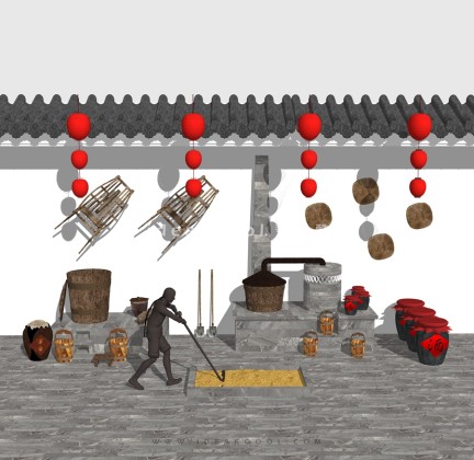 酒文化小品 酒坛酿酒丨