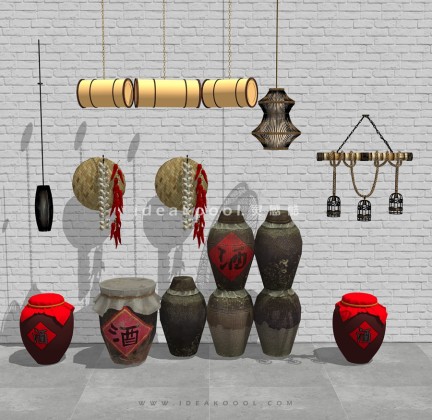 酒文化小品 酒坛子丨