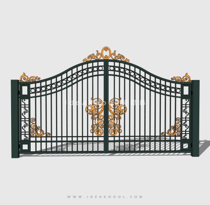 欧式铁艺入口大门
