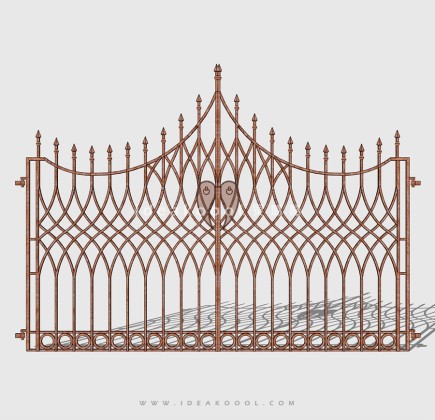 欧式铁艺入口大门